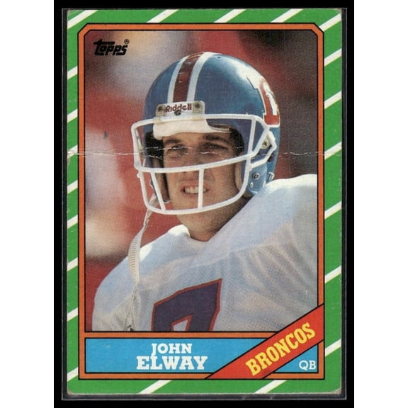 1986 Topps Very Good John Elway #112 Denver Broncos Football Card