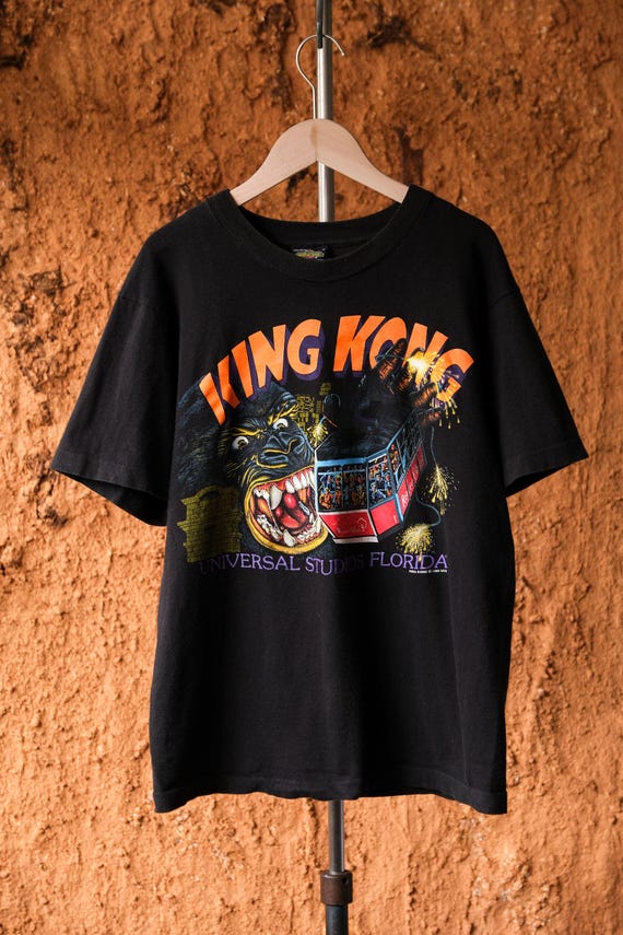 1986S Vintage King Kong Tee Single Stitch Shirt, Size Xl, Tee As Picture New