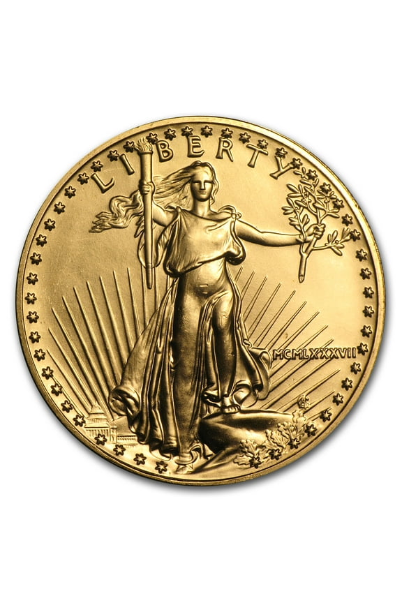 1987 1 oz American Gold Eagle BU (MCMLXXXVII)