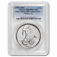 thumbnail image 1 of 1987 1 oz Silver Disney's Snow White 50th Anniv Sleepy PR-69 PCGS, 1 of 3