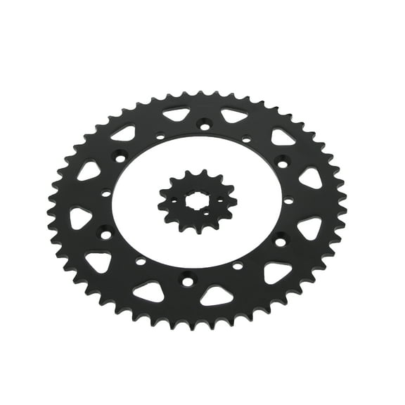 1987 - 1998 Yamaha YZ250 13 Tooth Front & 52 Tooth Rear Sprocket Hardened Steel