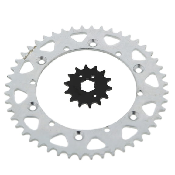 1987 - 1998 Yamaha YZ250 14 Tooth Front & 48 Tooth Rear Sprocket Hardened Steel