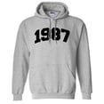 thumbnail image 1 of 1987 College Style Hoodie Sweatshirt Unisex 2X-Large Grey, 1 of 5