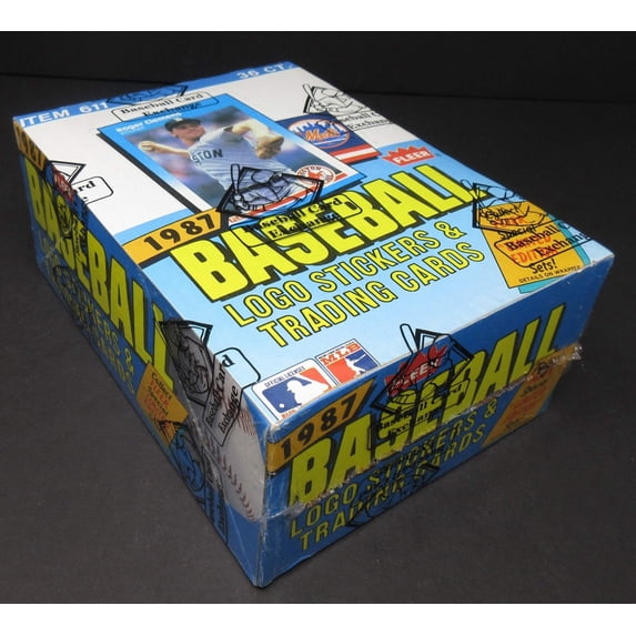 1987 Fleer Baseball Unopened Wax Box (FASC)