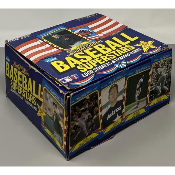 1987 Fleer Limited Edition Superstars Logo and Stickers Baseball Box SETS