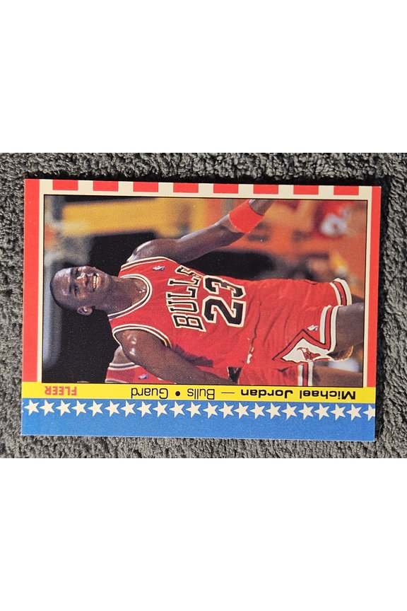 1987 Fleer Stickers Michael Jordan #2