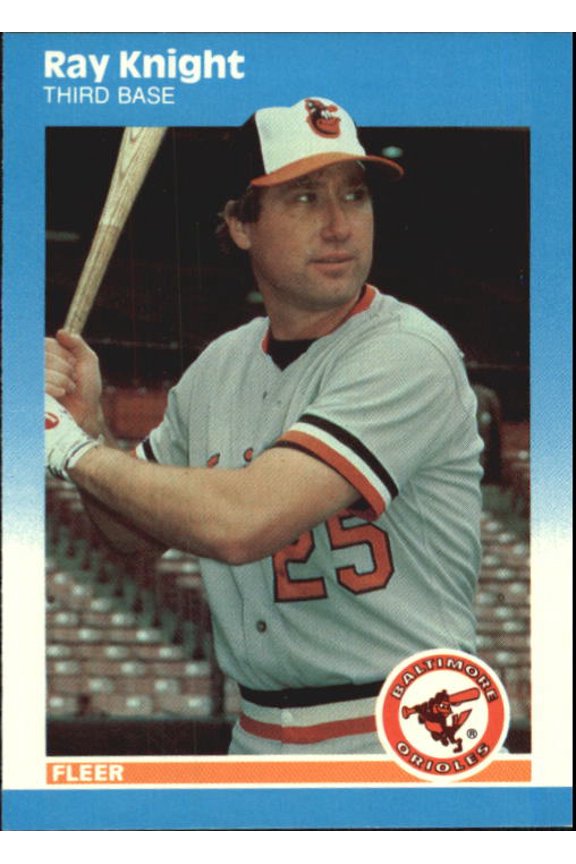 1987 Fleer Update Glossy #58 Ray Knight MLB Baseball Trading Card