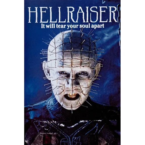1987 Hellraiser Movie Poster Pinhead Frank Julia Kirsty Horror Portal UNFRAMED PAPER POSTER
