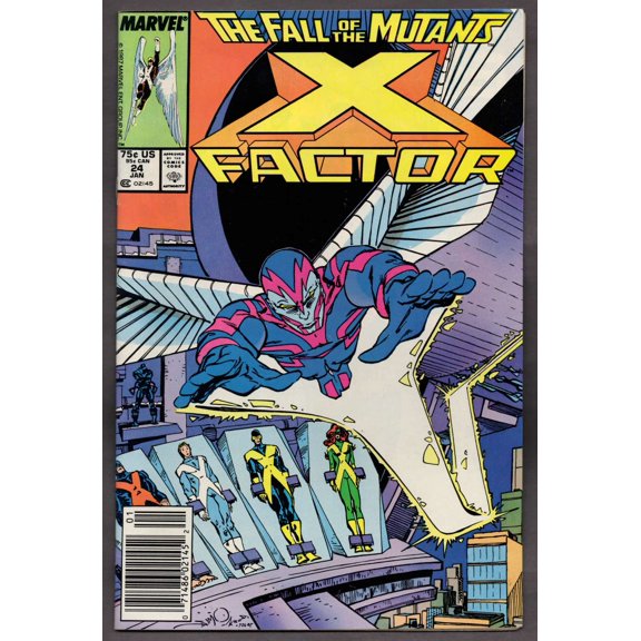 1987 Marvel X-Factor The Fall of the Mutants #24 Excellent Trading Card
