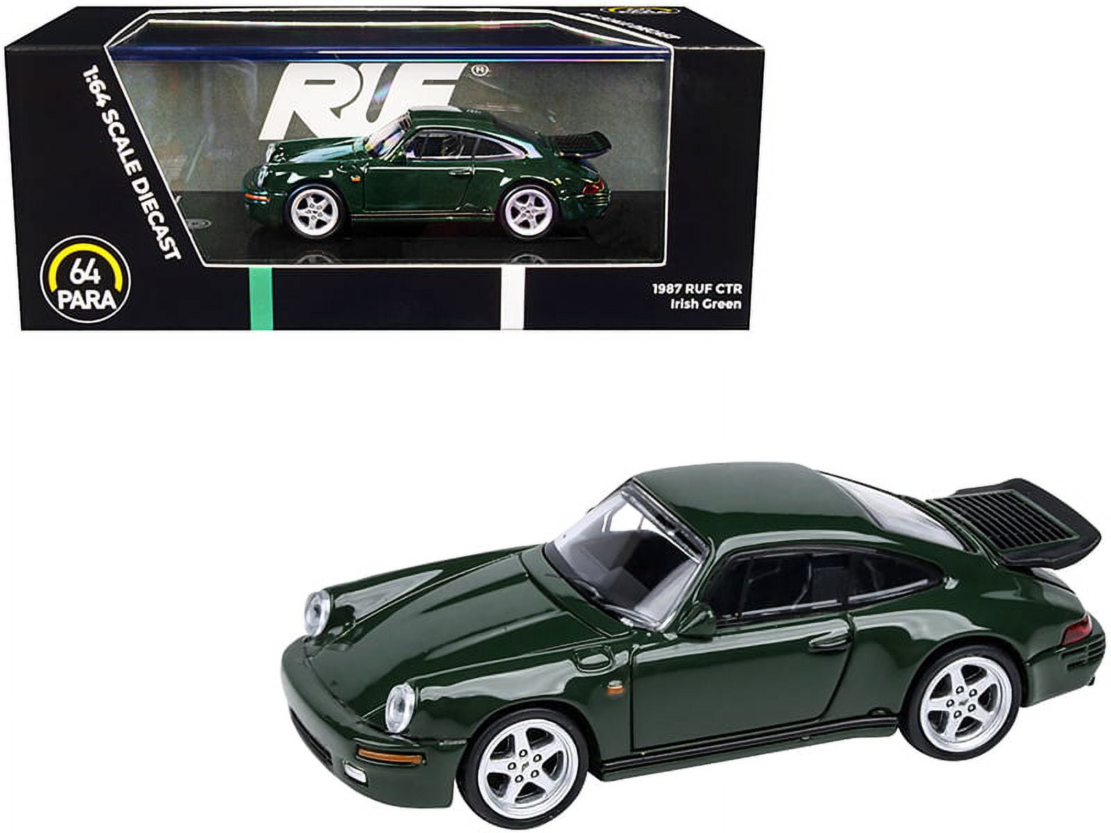Ruf Rtr Model Car 1987 RUF CTR Irish Green 1/64 Diecast Model Car by Paragon Models ...