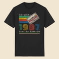 thumbnail image 1 of 1987 Retro Birthday T-Shirt – Vintage Birth Year Graphic Tee, 1987 Birthday Gift Shirt, Unisex Cotton Shirt S–5XL, Regular Fit, 1 of 4