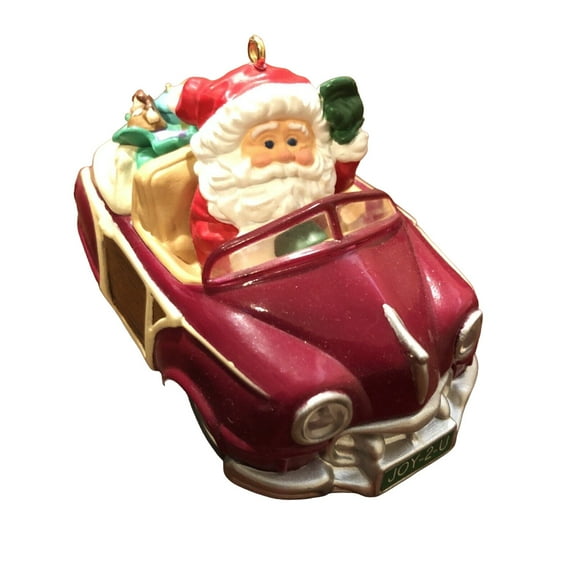 1987 Santa's Woody (Here Comes Santa ) Hallmark Keepsake Christmas Tree Ornament - QX4847