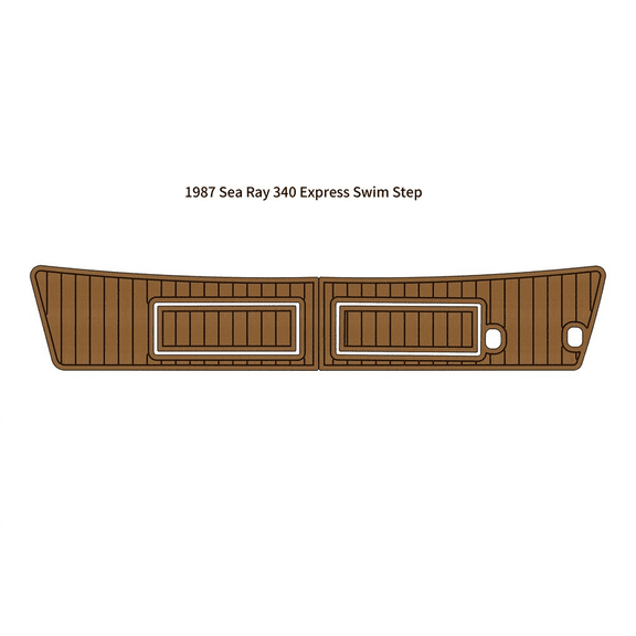 1987 Sea Ray 340 Express Swim Platform Pad Boat EVA Foam Deck Floor Mat