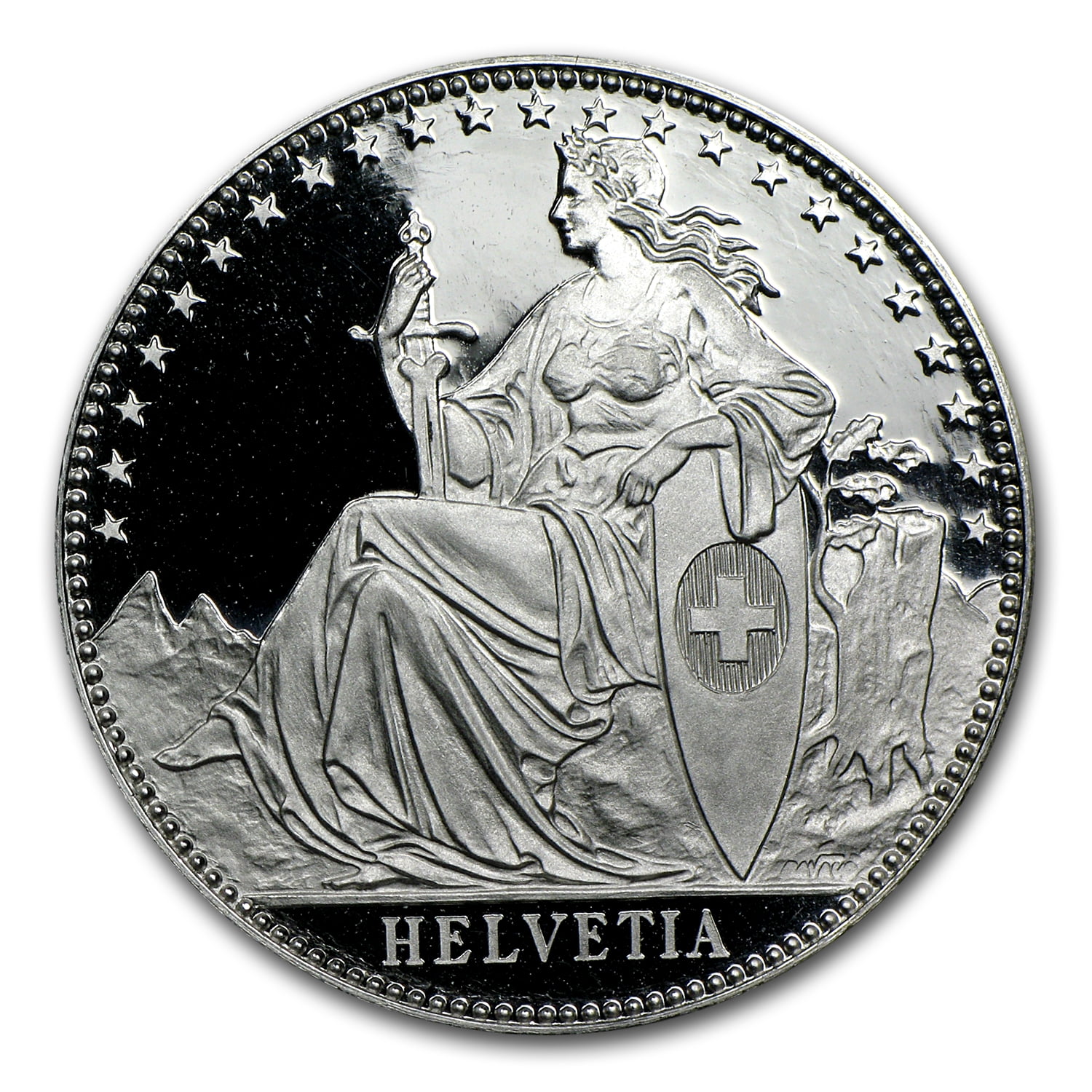 1987 Switzerland 4-Piece Proof Platinum Set