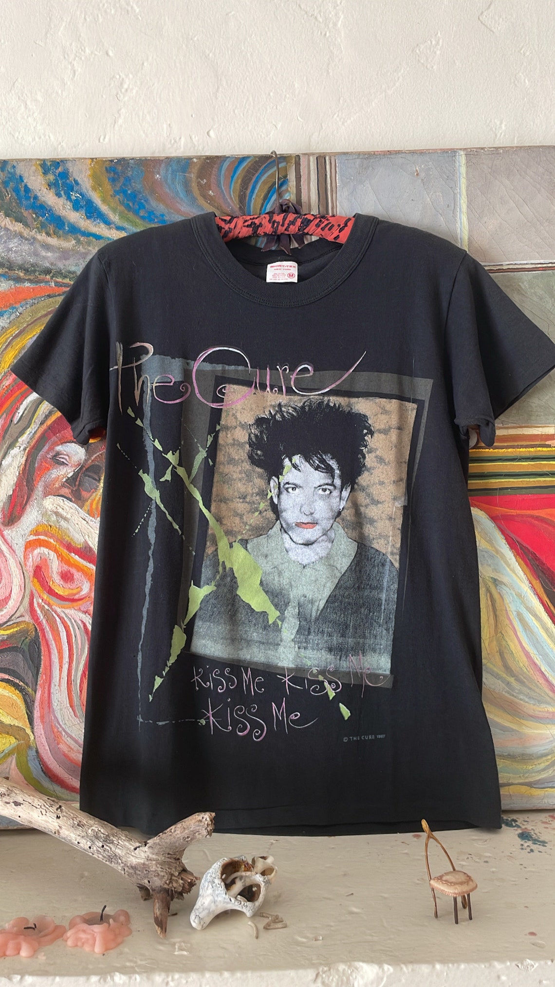 1987 The Cure Kissing Tour T Shirt, 90S Band Shirts, Indie Shirts, The