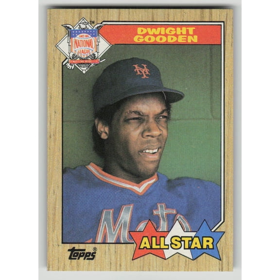 1987 Topps Dwight Gooden New York Mets #603 Baseball Card