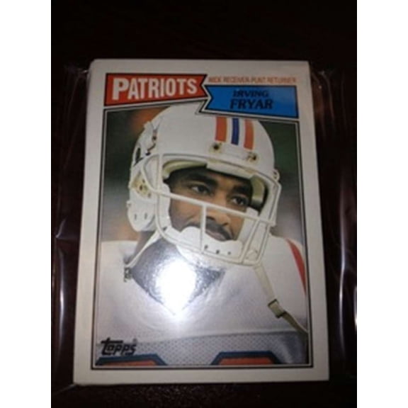 1987 Topps Football New England Patriots Team Set 15 Cards