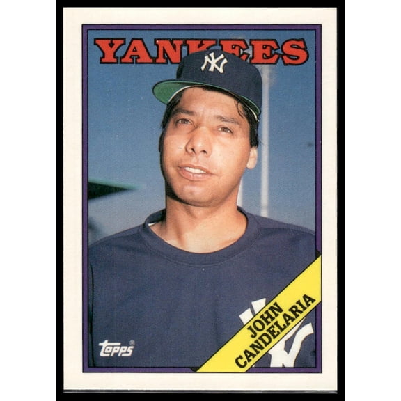 1987 Topps John Candelaria New York Yankees #25T Baseball Trading Card