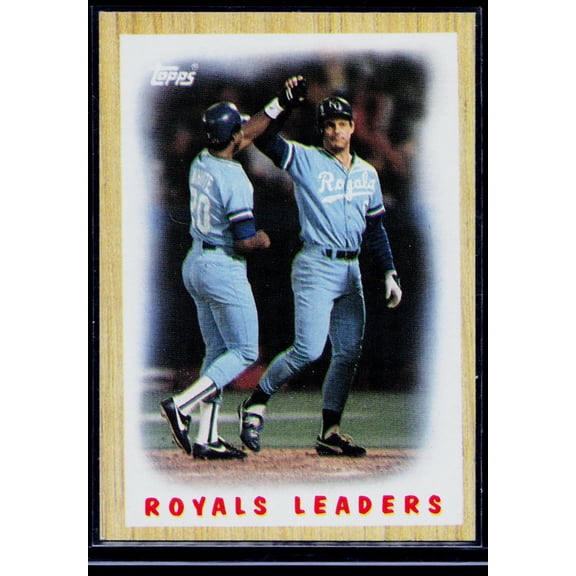 1987 Topps Royals Leaders #256 Kansas City Royals Baseball Card