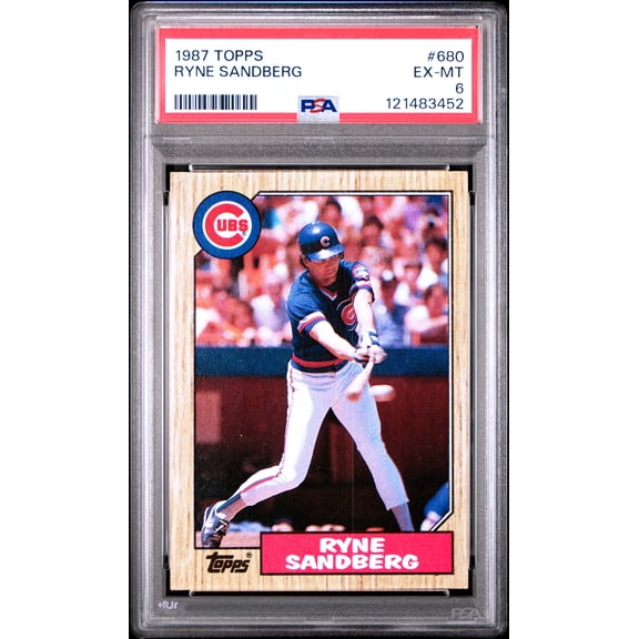 1987 Topps Ryne Sandberg #680 PSA 6