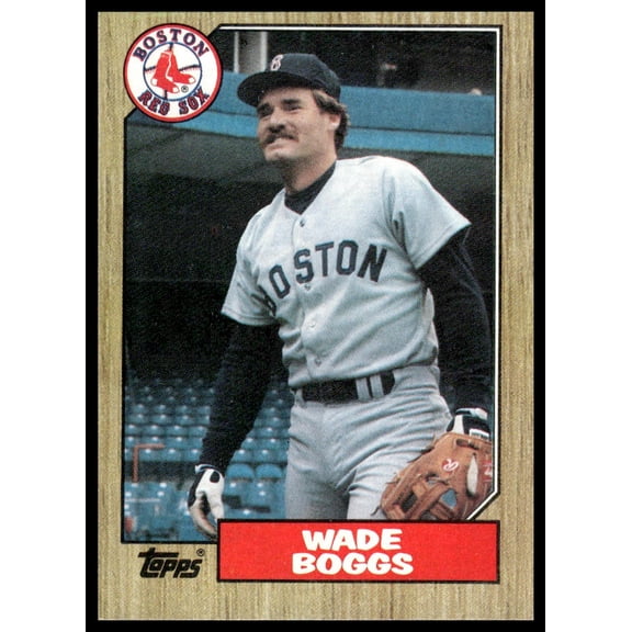 Near Mint or Better 1987 Topps Wade Boggs #150 Boston Red Sox Baseball Card