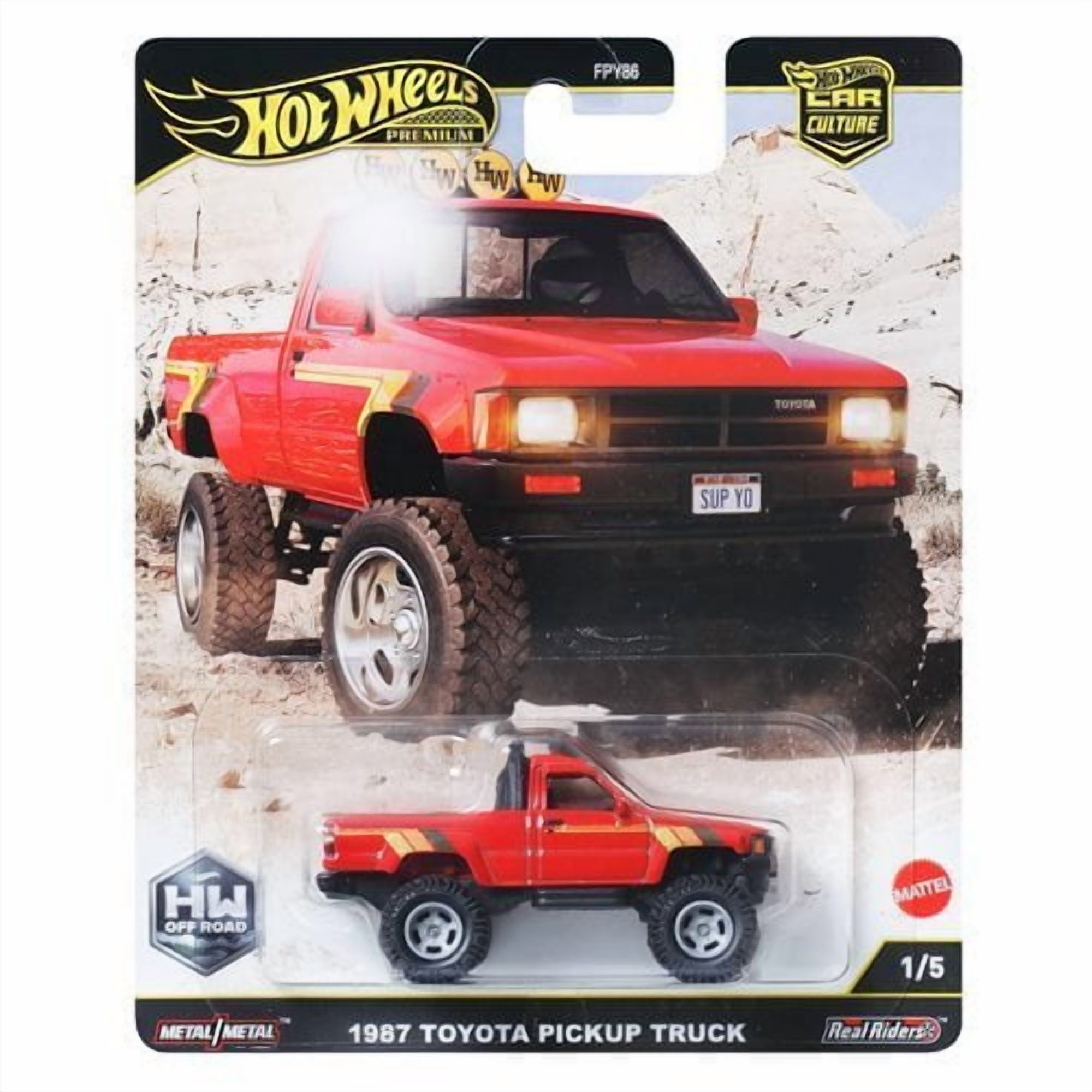 1987 Toyota Pickup Truck Collectible Hot Wheels Premium 2025 Car