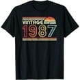 thumbnail image 1 of 1987 Vintage Shirt, Birthday Gift Tee. Retro Style T-Shirt, 1 of 4