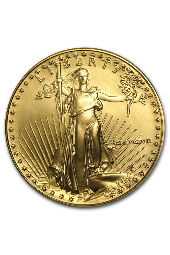 1988 1 oz American Gold Eagle BU (MCMLXXXVIII)