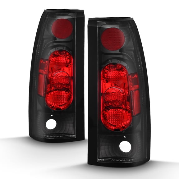 1988-1998 Chevy/GMC C/K C10 Silverado Sierra Suburban Tahoe Black Tail Lights