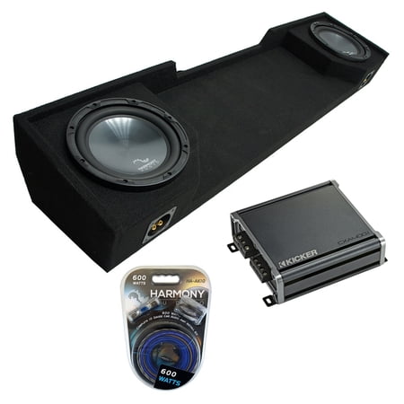 1988-1998 GMC Sierra Ext Cab Truck Harmony R104 Dual 10" Sub Box & CXA400.1 Amp