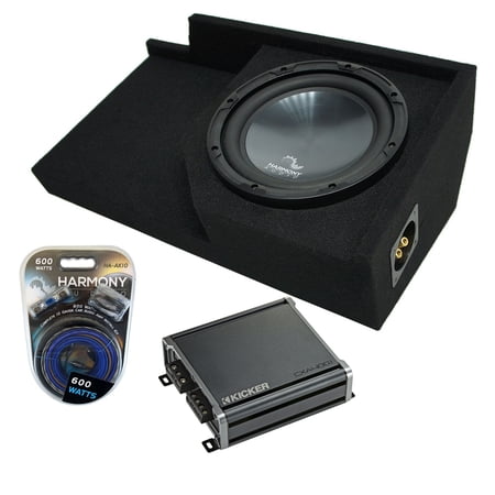 1988-1998 GMC Sierra Ext Cab Truck Harmony R124 Single 12" Sub Box & CXA400.1