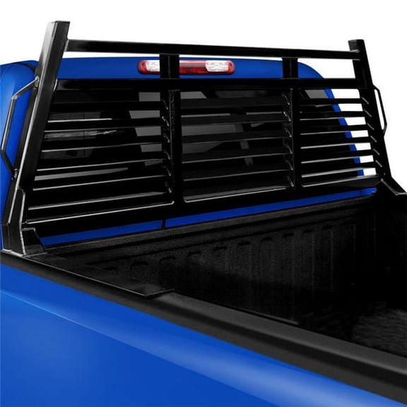 1988-2006 Gm Silverado & Sierra Full Louvered Heavy Duty Headache Rack with Lights