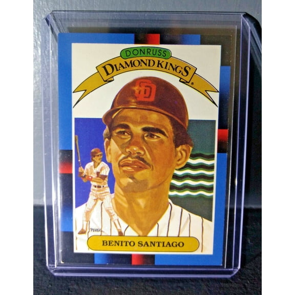 1988 Benito Santiago Donruss Diamond Kings #3 Baseball Card