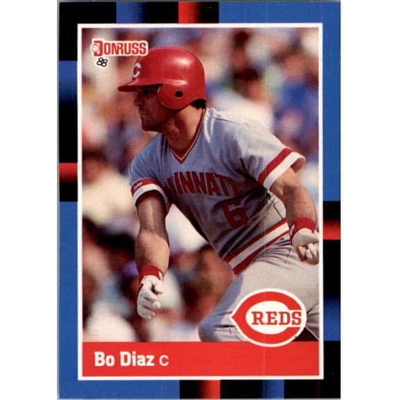 1988 Bo Diaz Donruss Baseball Card #186