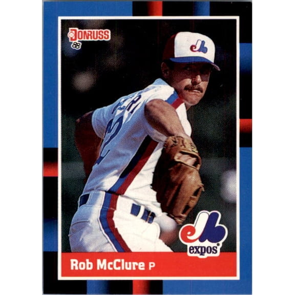 1988 Bob McClure Donruss Baseball Card #529
