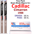 thumbnail image 1 of 1988 Cadillac Cimarron Beam Blade Wipers (Set of 2), 1 of 3