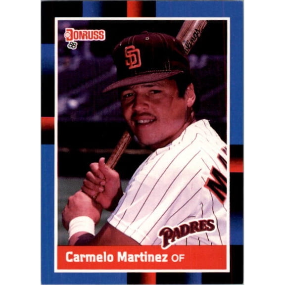 1988 Carmelo Martinez Donruss Baseball Card #287