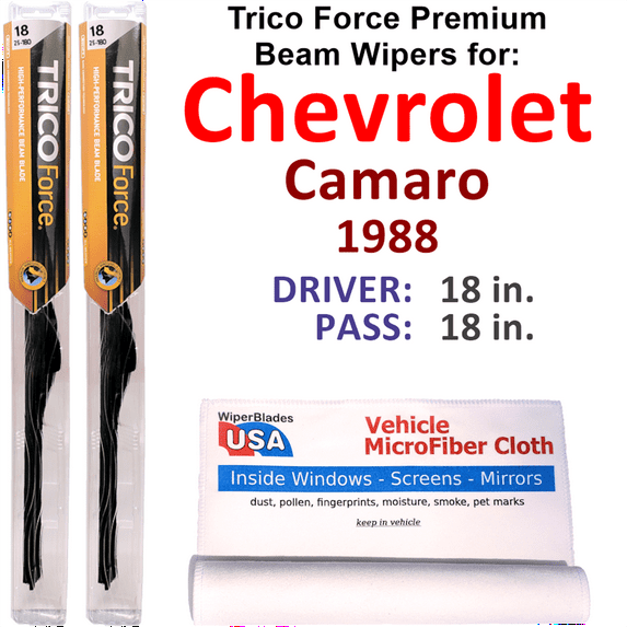1988 Chevrolet Camaro Performance Beam Wipers (Set of 2)