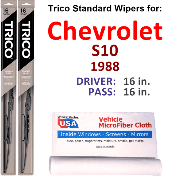 1988 Chevrolet S10 Wiper Blades (Set of 2)