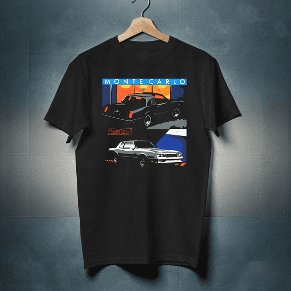 1988 Chevy Monte Carlo LS & SS Coupes Short-Sleeve T-Shirt