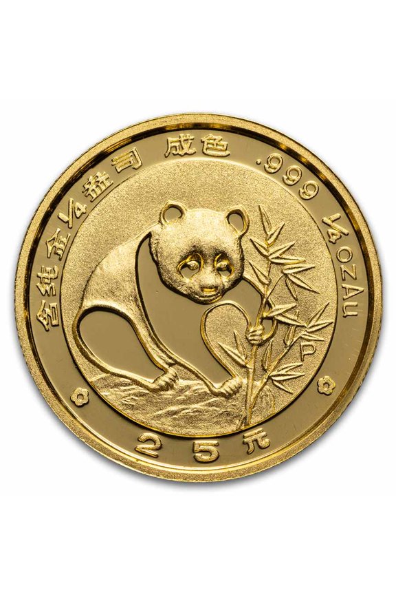 1988 China 1/4 oz Proof Gold Panda (In Capsule)