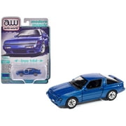 1988 Chrysler Conquest TSi Bright Blue Metallic Modern Muscle Series 1/64 Diecast Model Cars by Auto World