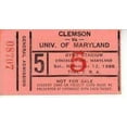thumbnail image 1 of 1988 Clemson Tigers at Maryland football ticket stub, 1 of 1