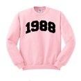 thumbnail image 1 of 1988 College Style Sweatshirt Unisex 3X-Large Pink, 1 of 5
