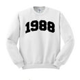 thumbnail image 1 of 1988 College Style Sweatshirt Unisex Medium White, 1 of 5