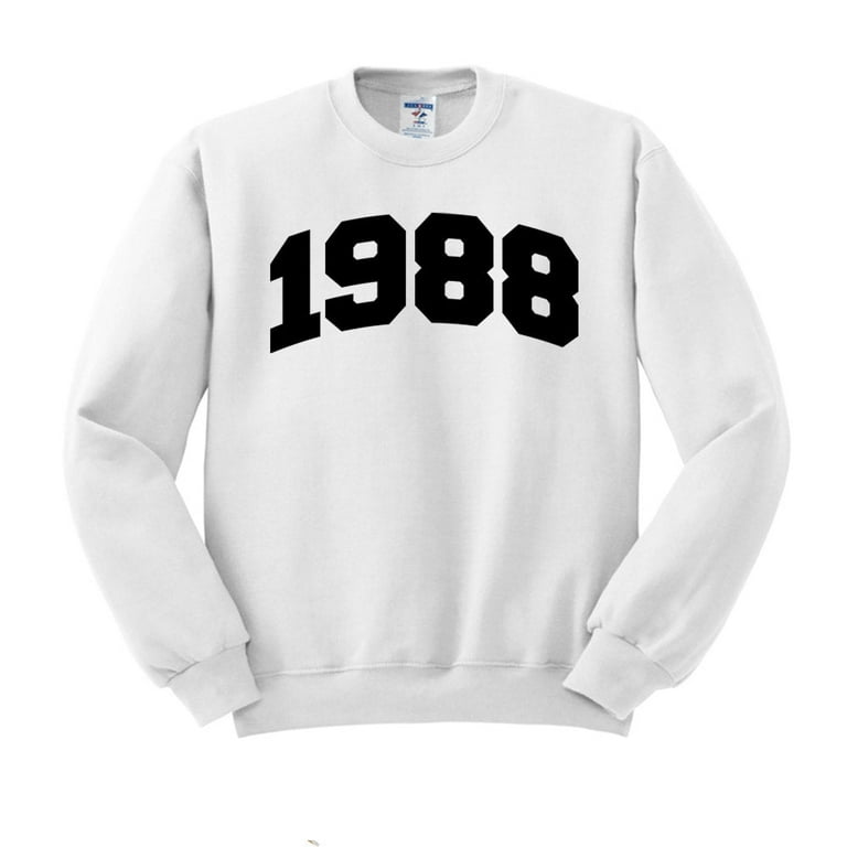 1988 College Style Sweatshirt Unisex X-Large White - Walmart.com 1988 College Style Sweatshirt Unisex X-Large White - Walmart.com