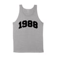 thumbnail image 1 of 1988 College Style Tank Top Unisex X-Small Grey, 1 of 5