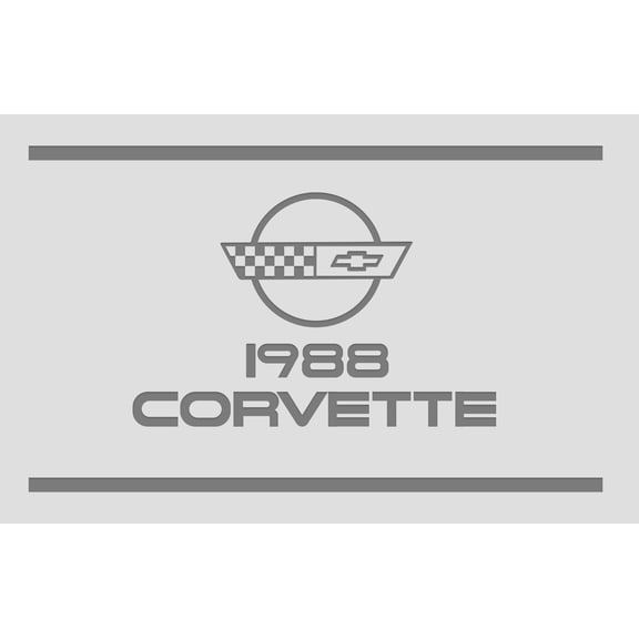 1988 Corvette Owner's Manual By Detroit Iron