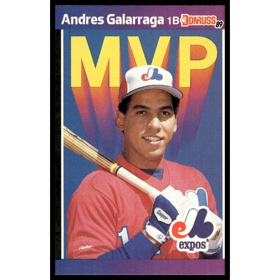 1988 Donruss MVP Andres Galarraga Montreal Expos Trading Card BC-16