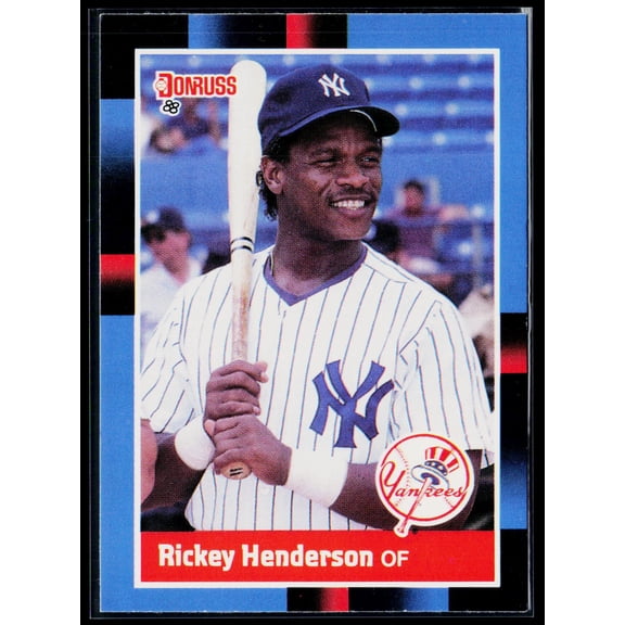 1988 Donruss New York Yankees Team Collection Rickey Henderson #277 Baseball Card